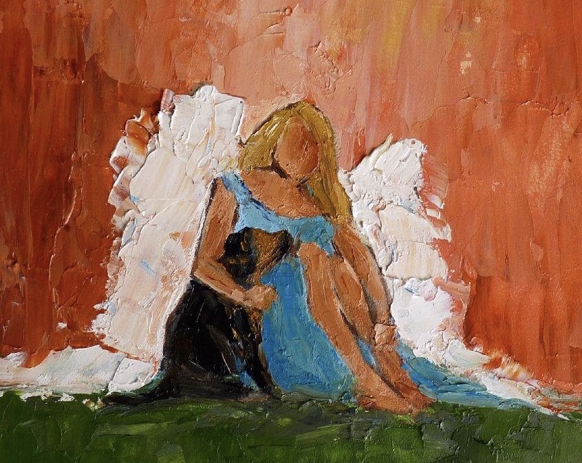 angel and dog