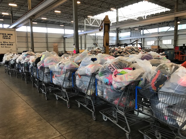 harvey loading truck