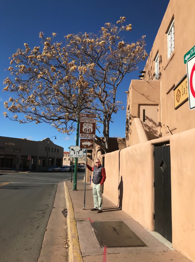 tree and 66 sign santa fe